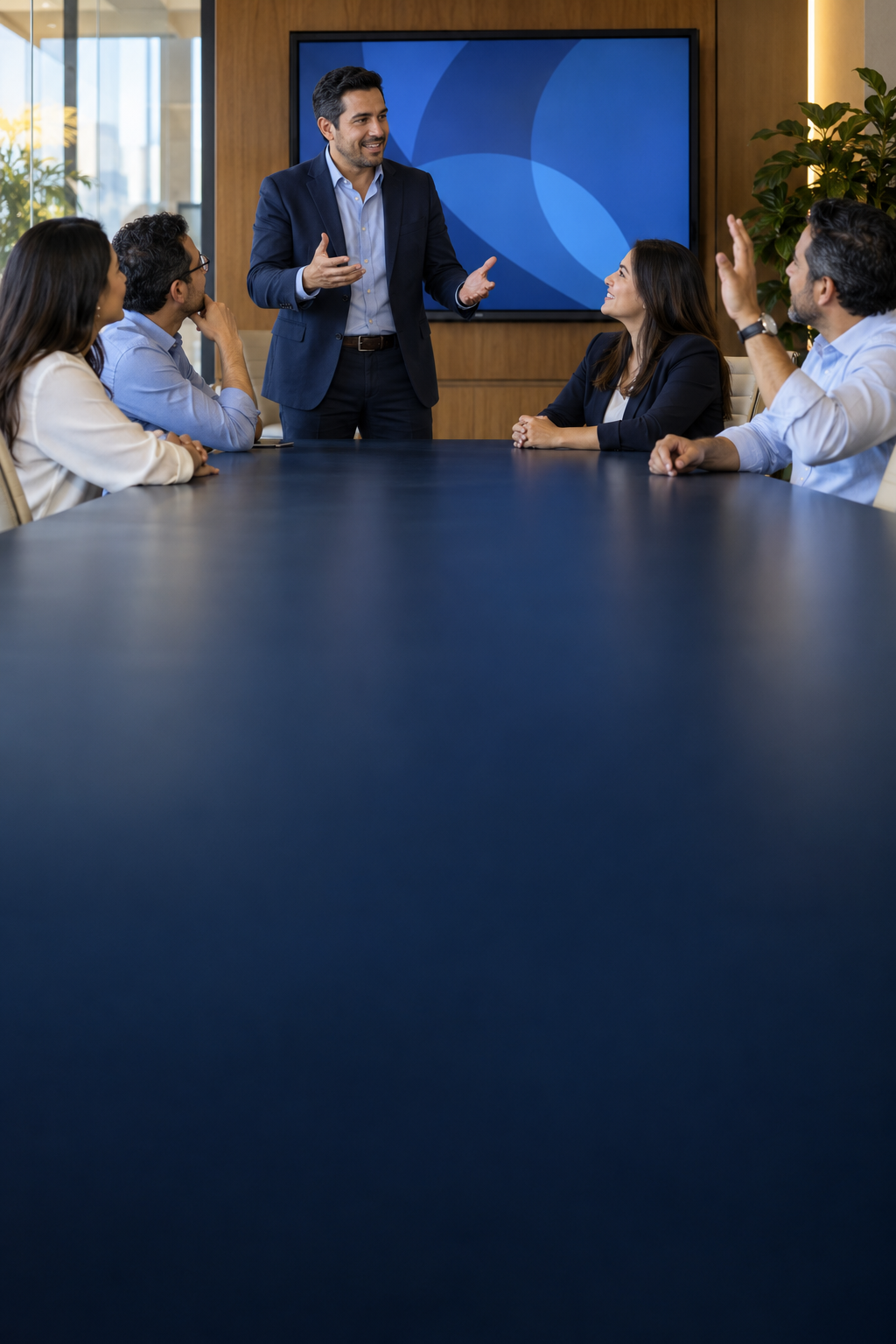Consultor impartiendo una clase en vivo de preparación para certificación